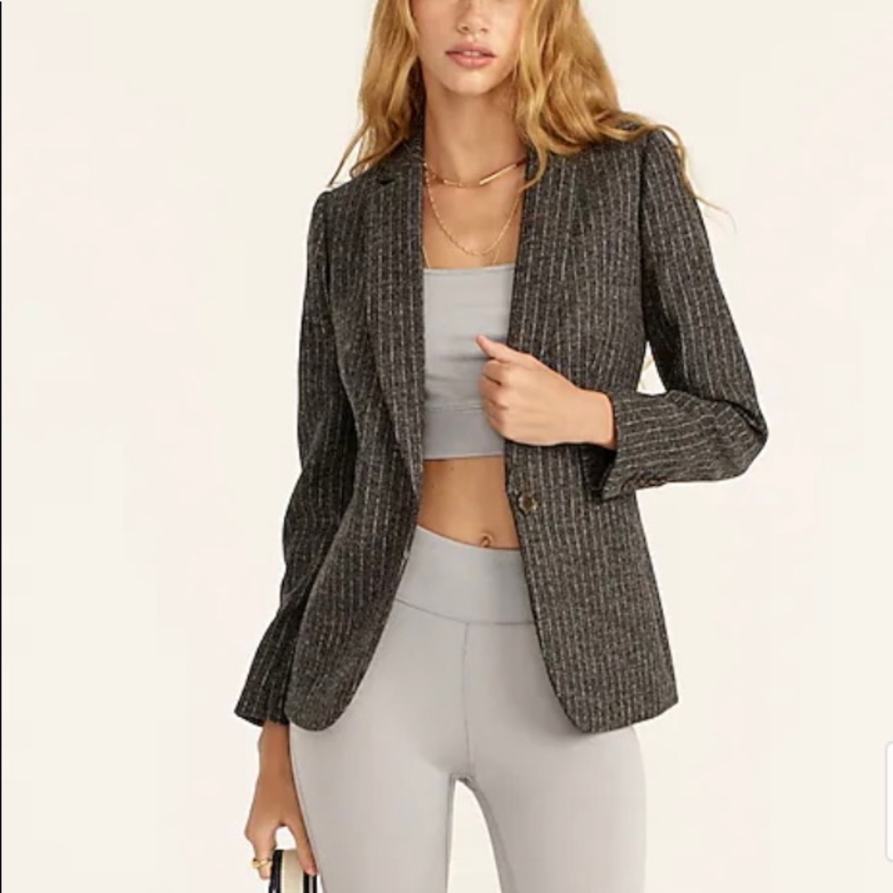 J. Crew Parke blazer in pinstripe English wool